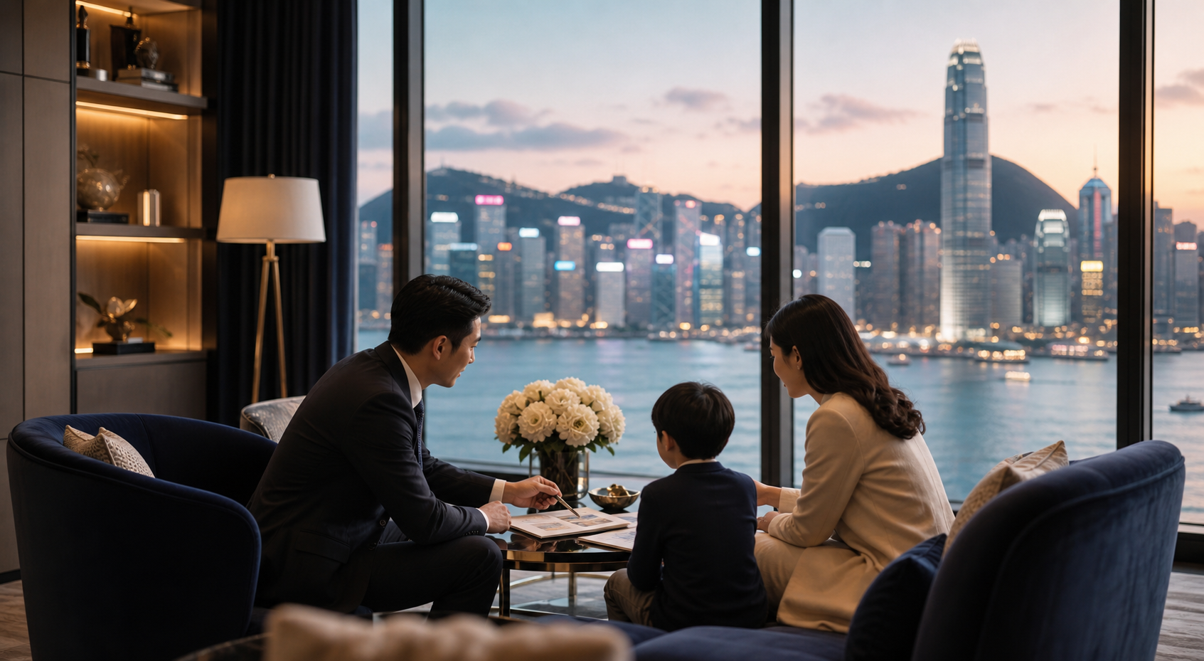 Refined interior representing Hong Kong Quality Migrant planning